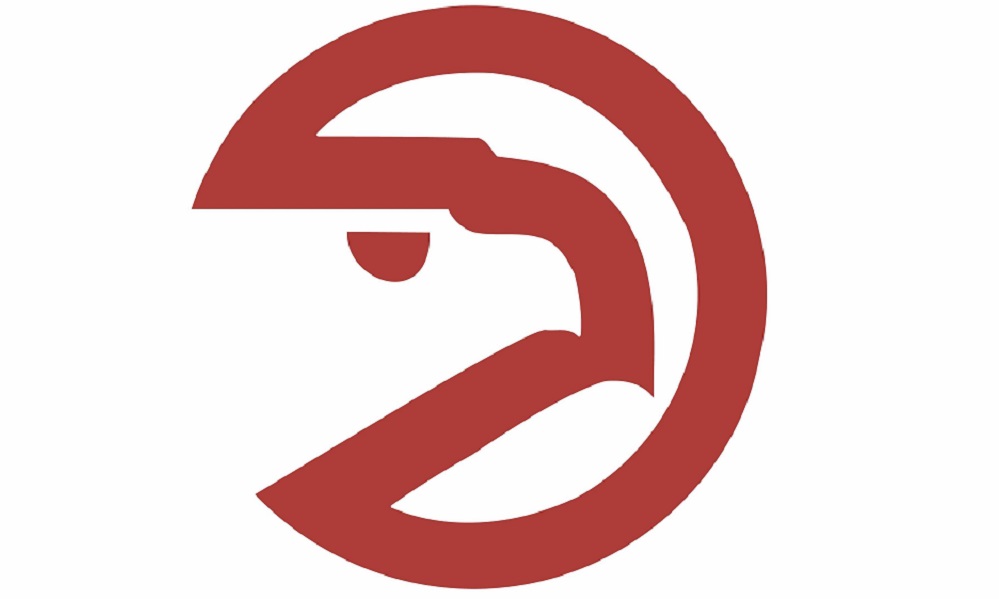 El logo de los Atlanta Hawks se mantuvo por casi 25 años de una manera muy similar al actual (FOTOGRAFÍA gentileza 1000marcas).