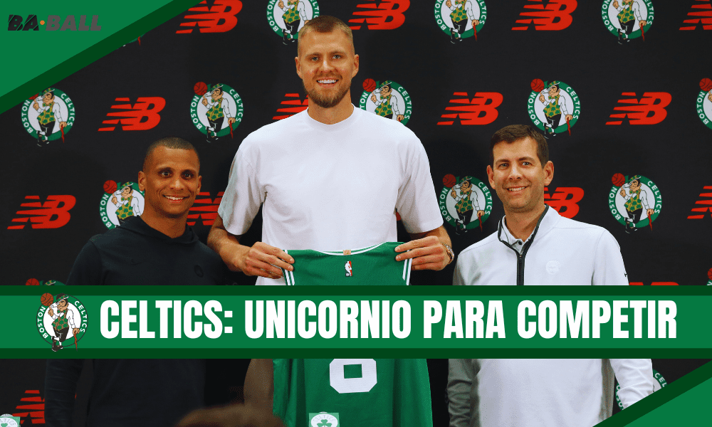 Porzingis, el nuevo unicornio de los Boston Celtics.