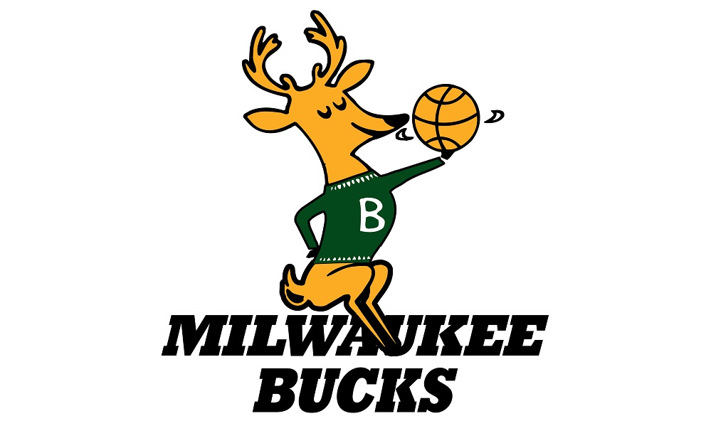 El primer logo de los Milwaukee Bucks 