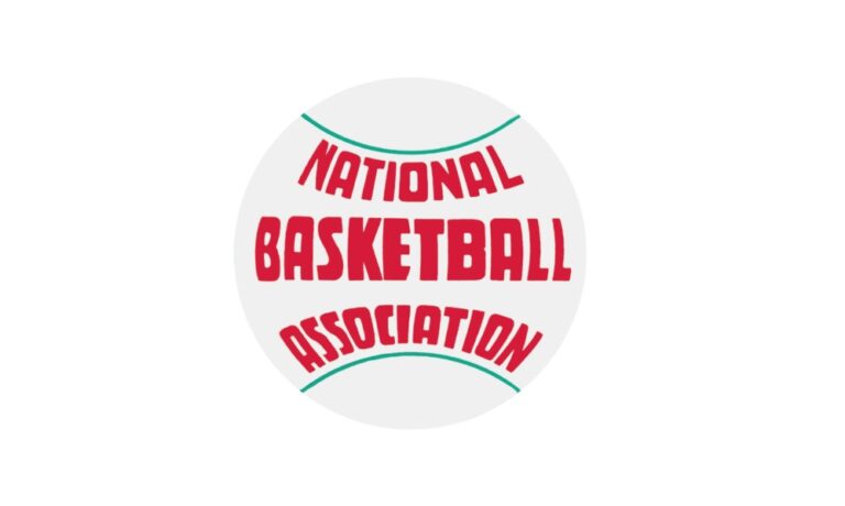 El primer logo de la NBA
