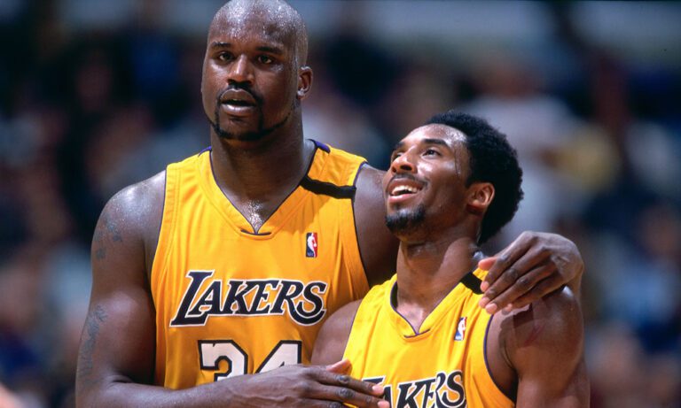 Shaquille O'Neal y Kobe Bryant Lakers