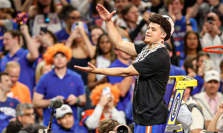 Walter Clayton Jr. fue la gran figura de Florida Gators en el título de NCAA 2025 (FOTOGRAFÍA: Gentileza Getty Images)