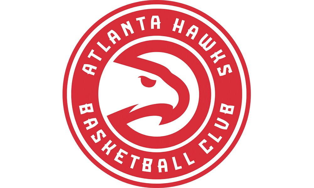 Un color más rojizo que el anterior marca al logo actual de los Atlanta Hawks (FOTOGRAFÍA gentileza 1000marcas).