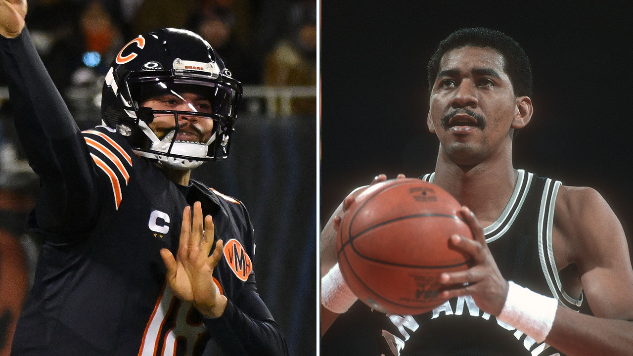 George Gervin y Caleb Williams