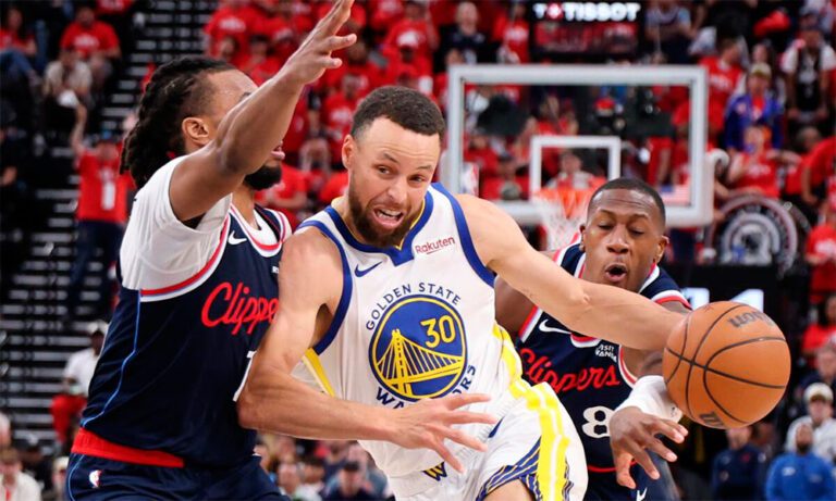 Stephen Curry en Warriors vs. Clippers