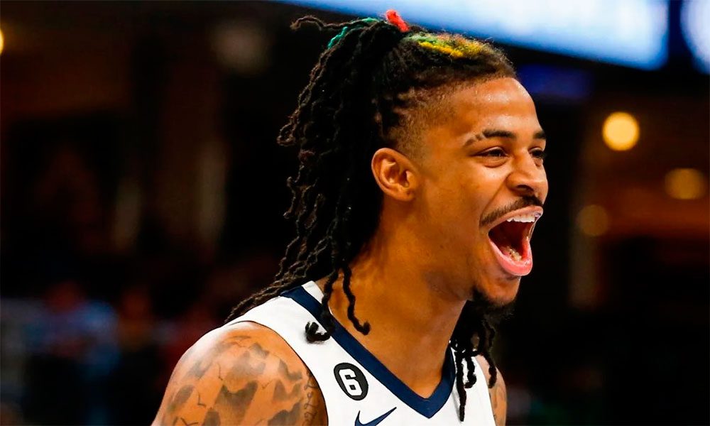 Ja Morant grito festejo Memphis Grizzlies solo