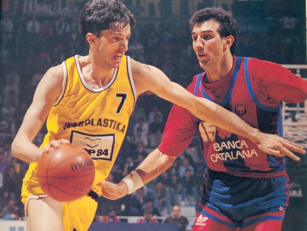 Toni Kukoc, la gran referencia NBA de la Jugoplastika de Split (FOTOGRAFÍA gentileza Solo Basket).