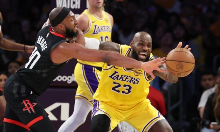 LeBron James vs. Houston Rockets