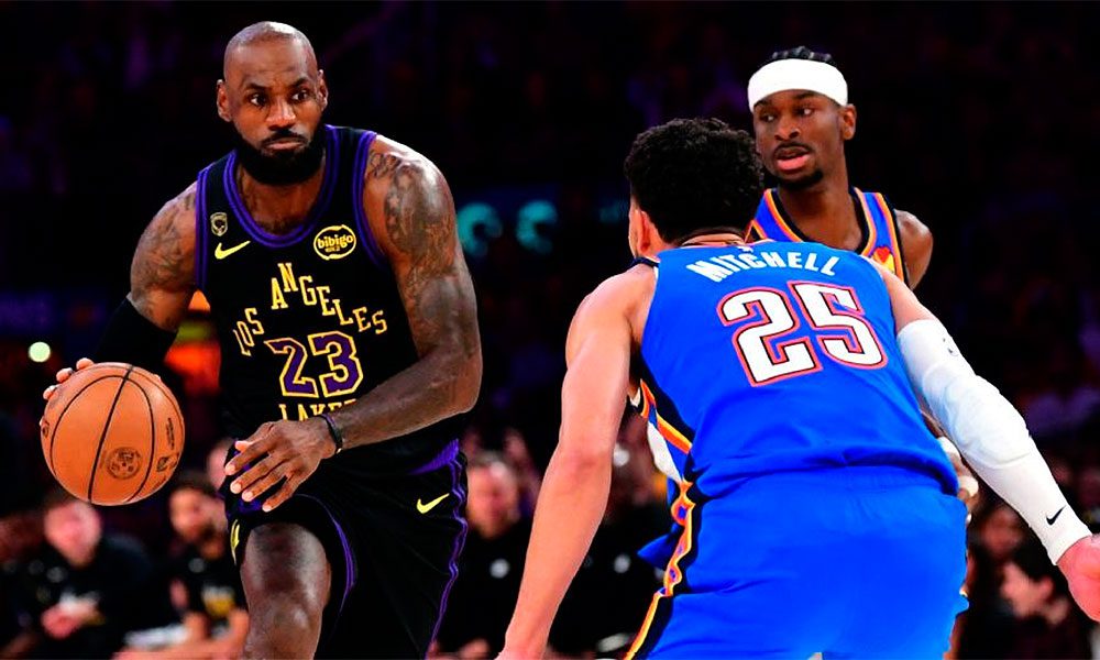 LeBron James Lakers vs. Thunder Playoffs NBA