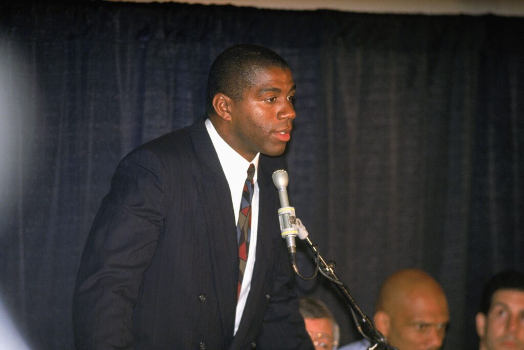 Magic Johnson pudo jugar en Barcelona 1992 después de contraer el VIH (FOTOGRAFÍA gentileza Diario As).