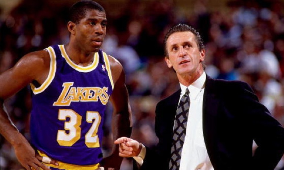 Pat Riley fue el entrenador de los Lakers durante nueve temporadas.