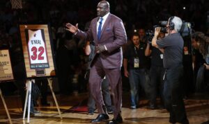 Shaquille O'Neal, uno de los varios casos de jugadores con camisetas retiradas en dos equipos (FOTOGRAFÍA gentileza NBA.com).